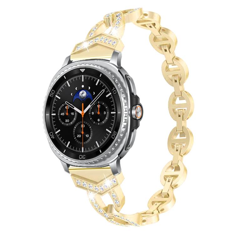 Bracelet de montre xDfind Diamond en acier inoxydable, For Samsung Galaxy Watch Ultra/Ultra 2025, For Samsung Galaxy Watch8 / 8 Classic