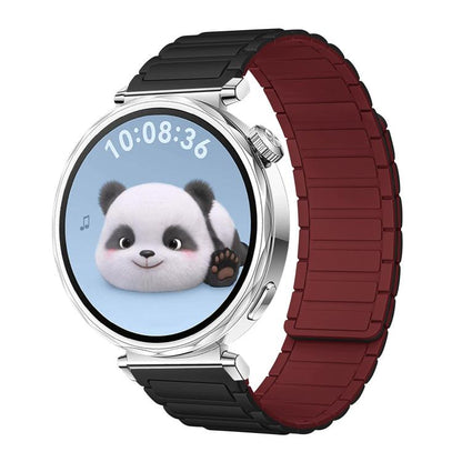 Bracelet de montre magnétique en silicone en forme de I xDfind, 14mm, 18mm, 22mm, 20mm