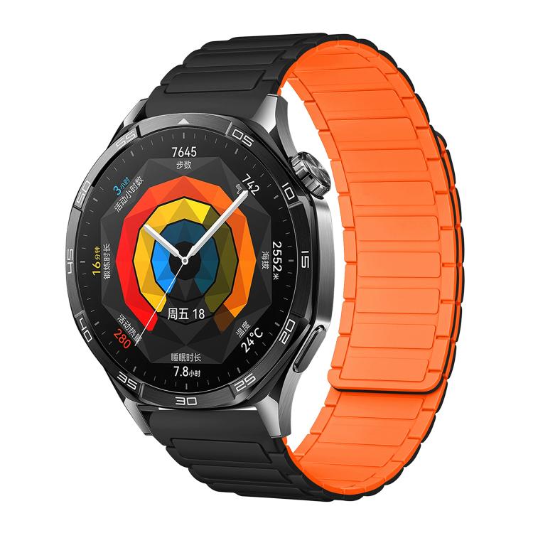 Bracelet de montre magnétique en silicone en forme de I xDfind, 14mm, 18mm, 22mm, 20mm
