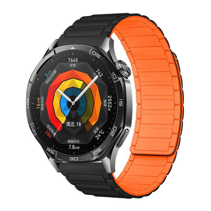 Bracelet de montre magnétique en silicone en forme de I xDfind, 14mm, 18mm, 22mm, 20mm
