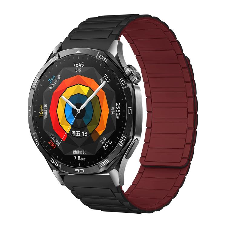 Bracelet de montre magnétique en silicone en forme de I xDfind, 14mm, 18mm, 22mm, 20mm