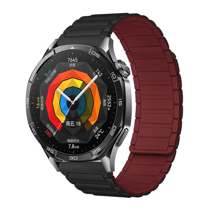 Bracelet de montre magnétique en silicone en forme de I xDfind, 14mm, 18mm, 22mm, 20mm