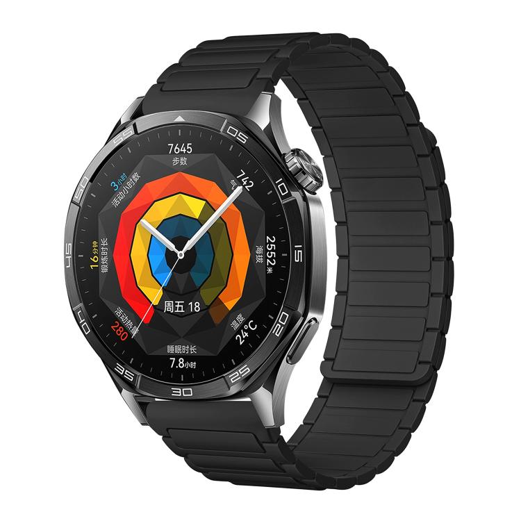 Bracelet de montre magnétique en silicone en forme de I xDfind, 14mm, 18mm, 22mm, 20mm