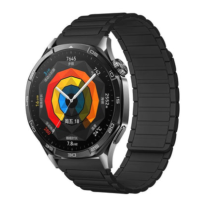 Bracelet de montre magnétique en silicone en forme de I xDfind, 14mm, 18mm, 22mm, 20mm