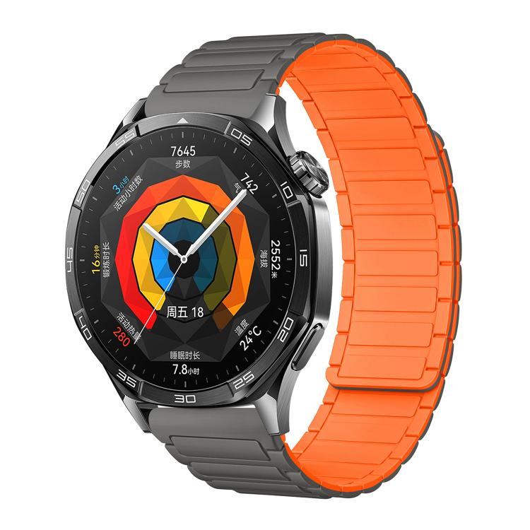 Bracelet de montre magnétique en silicone en forme de I xDfind, 14mm, 18mm, 22mm, 20mm