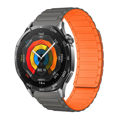 Bracelet de montre magnétique en silicone en forme de I xDfind, 14mm, 18mm, 22mm, 20mm