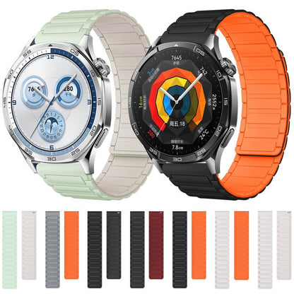 Bracelet de montre magnétique en silicone en forme de I xDfind, 14mm, 18mm, 22mm, 20mm