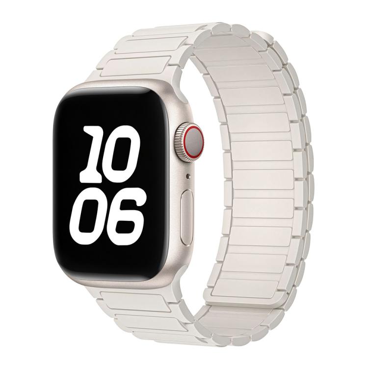 Bracelet de montre magnétique en silicone en forme de I xDfind, For Apple Watch 42 / 44 / 45 / 46 / 49mm, For Apple Watch 38 / 40 / 41 / S10 42mm