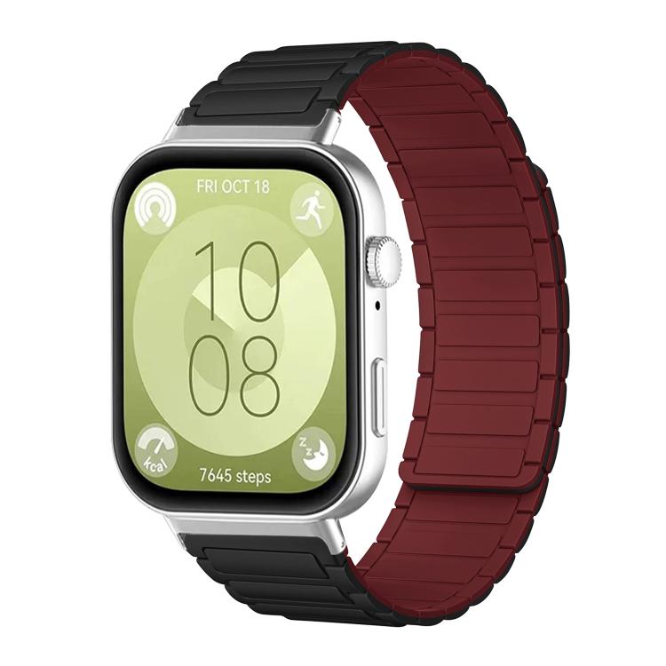 Bracelet de montre magnétique en silicone en forme de I xDfind, For Huawei Watch Fit4 / Fit4 Pro / Fit3, For Huawei Band 10 / 9 / 8