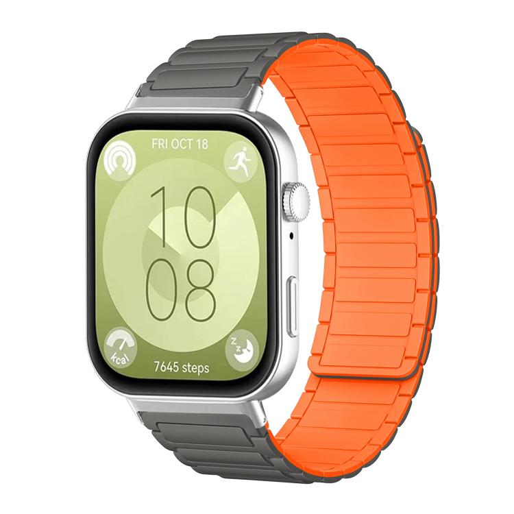 Bracelet de montre magnétique en silicone en forme de I xDfind, For Huawei Watch Fit4 / Fit4 Pro / Fit3, For Huawei Band 10 / 9 / 8