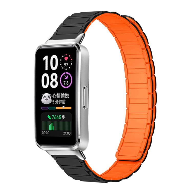 Bracelet de montre magnétique en silicone en forme de I xDfind, For Huawei Watch Fit4 / Fit4 Pro / Fit3, For Huawei Band 10 / 9 / 8