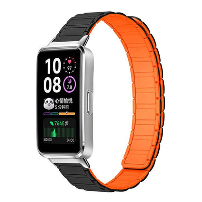 Bracelet de montre magnétique en silicone en forme de I xDfind, For Huawei Watch Fit4 / Fit4 Pro / Fit3, For Huawei Band 10 / 9 / 8