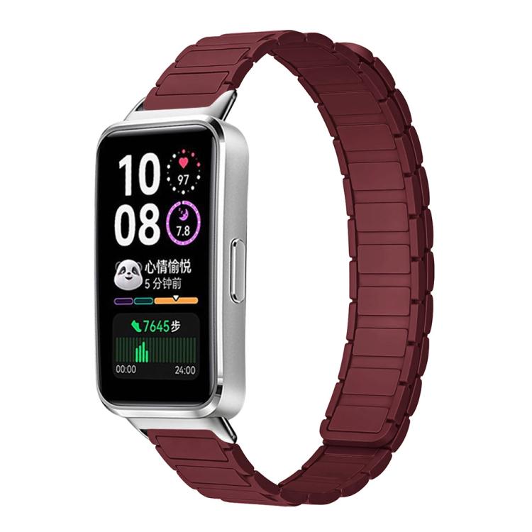 Bracelet de montre magnétique en silicone en forme de I xDfind, For Huawei Watch Fit4 / Fit4 Pro / Fit3, For Huawei Band 10 / 9 / 8