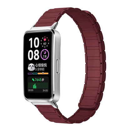 Bracelet de montre magnétique en silicone en forme de I xDfind, For Huawei Watch Fit4 / Fit4 Pro / Fit3, For Huawei Band 10 / 9 / 8