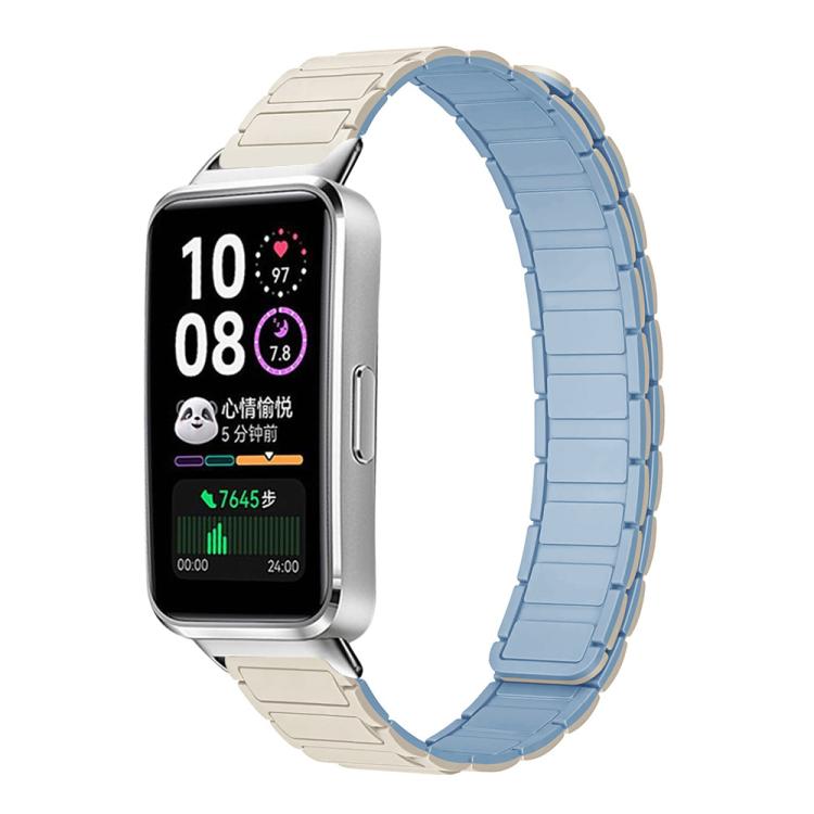 Bracelet de montre magnétique en silicone en forme de I xDfind, For Huawei Watch Fit4 / Fit4 Pro / Fit3, For Huawei Band 10 / 9 / 8