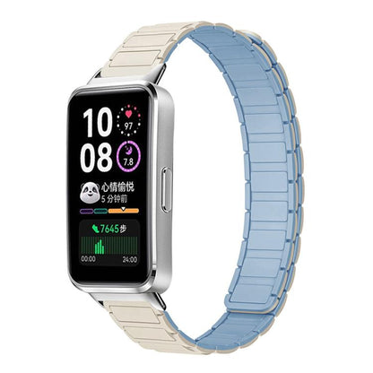 Bracelet de montre magnétique en silicone en forme de I xDfind, For Huawei Watch Fit4 / Fit4 Pro / Fit3, For Huawei Band 10 / 9 / 8