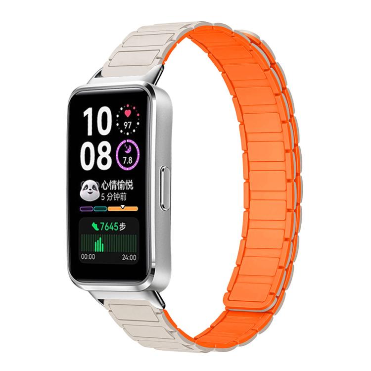 Bracelet de montre magnétique en silicone en forme de I xDfind, For Huawei Watch Fit4 / Fit4 Pro / Fit3, For Huawei Band 10 / 9 / 8