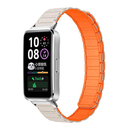 Bracelet de montre magnétique en silicone en forme de I xDfind, For Huawei Watch Fit4 / Fit4 Pro / Fit3, For Huawei Band 10 / 9 / 8