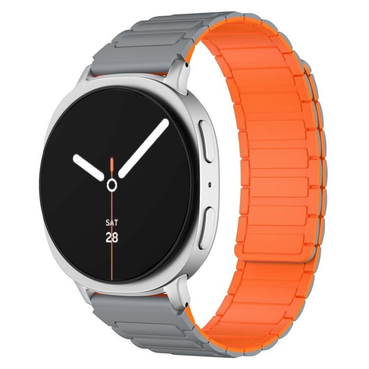 Bracelet de montre magnétique en silicone en forme de I xDfind, For Samsung Galaxy Watch Ultra / Ultra 2025, For Samsung Galaxy Watch8 / 8 Classic