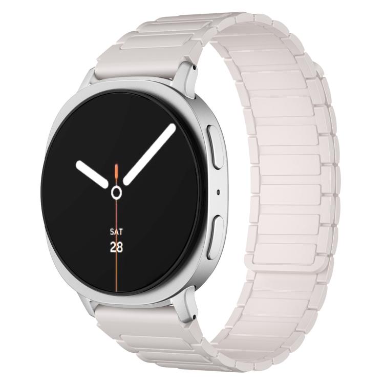 Bracelet de montre magnétique en silicone en forme de I xDfind, For Samsung Galaxy Watch Ultra / Ultra 2025, For Samsung Galaxy Watch8 / 8 Classic