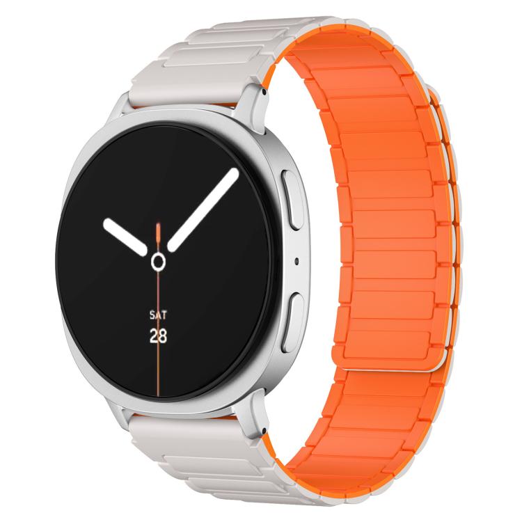 Bracelet de montre magnétique en silicone en forme de I xDfind, For Samsung Galaxy Watch Ultra / Ultra 2025, For Samsung Galaxy Watch8 / 8 Classic