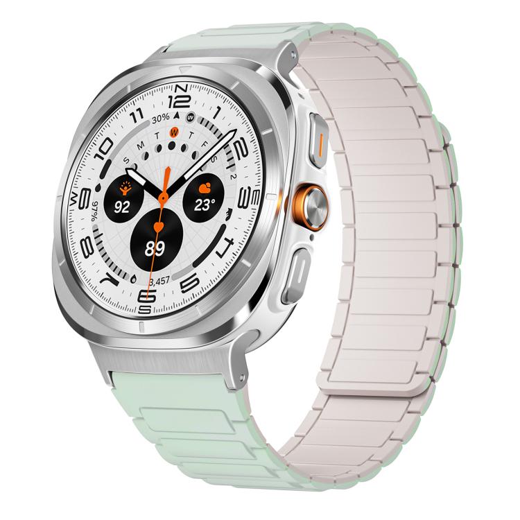 Bracelet de montre magnétique en silicone en forme de I xDfind, For Samsung Galaxy Watch Ultra / Ultra 2025, For Samsung Galaxy Watch8 / 8 Classic