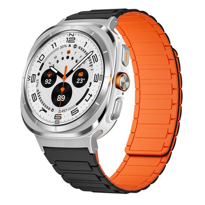 Bracelet de montre magnétique en silicone en forme de I xDfind, For Samsung Galaxy Watch Ultra / Ultra 2025, For Samsung Galaxy Watch8 / 8 Classic