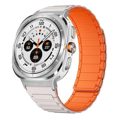 Bracelet de montre magnétique en silicone en forme de I xDfind, For Samsung Galaxy Watch Ultra / Ultra 2025, For Samsung Galaxy Watch8 / 8 Classic