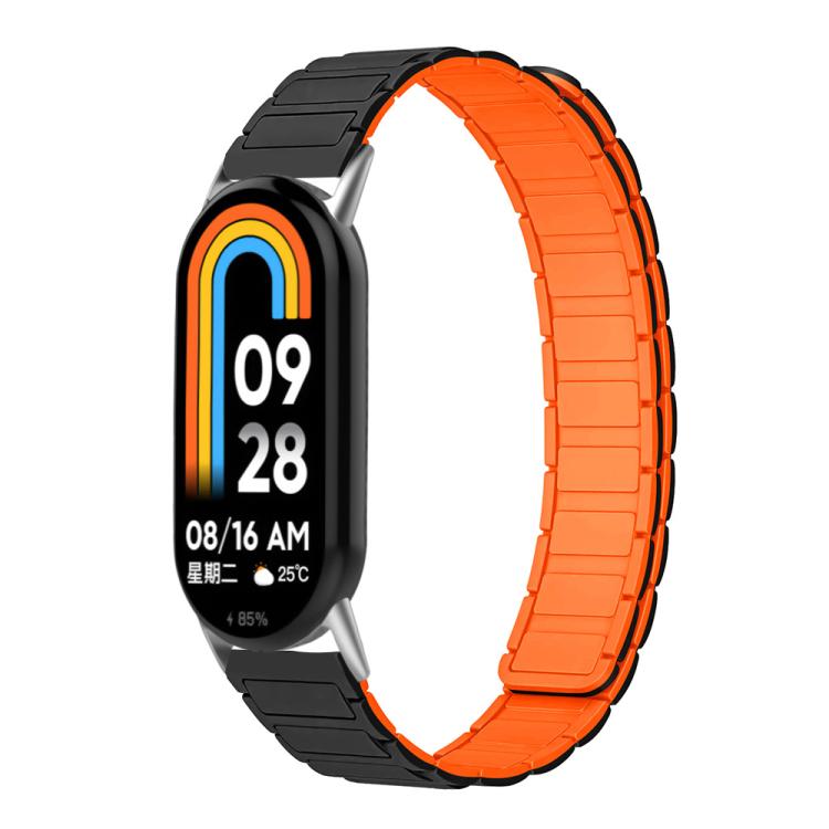 Bracelet de montre magnétique en silicone en forme de I xDfind, For Xiaomi Smart Band 10 / 9 / 8
