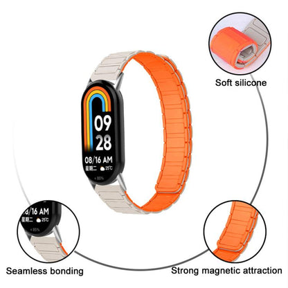 Bracelet de montre magnétique en silicone en forme de I xDfind, For Xiaomi Smart Band 10 / 9 / 8