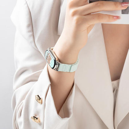 Bracelet de montre magnétique en silicone en forme de I xDfind, For Xiaomi Smart Band 10 / 9 / 8