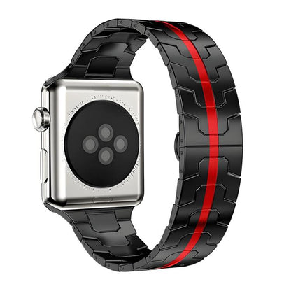 Bracelet de montre en acier inoxydable à boucle papillon xDfind, For Apple Watch 42 / 44 / 45 / 46 / 49mm, For Apple Watch 38 / 40 / 41 / S10 42mm