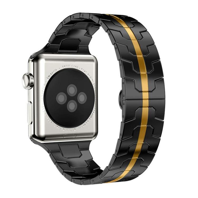 Bracelet de montre en acier inoxydable à boucle papillon xDfind, For Apple Watch 42 / 44 / 45 / 46 / 49mm, For Apple Watch 38 / 40 / 41 / S10 42mm