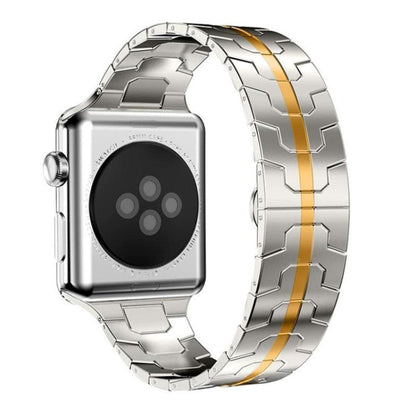 Bracelet de montre en acier inoxydable à boucle papillon xDfind, For Apple Watch 42 / 44 / 45 / 46 / 49mm, For Apple Watch 38 / 40 / 41 / S10 42mm