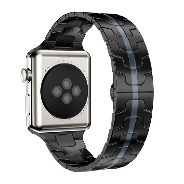 Bracelet de montre en acier inoxydable à boucle papillon xDfind, For Apple Watch 42 / 44 / 45 / 46 / 49mm, For Apple Watch 38 / 40 / 41 / S10 42mm