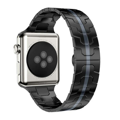 Bracelet de montre en acier inoxydable à boucle papillon xDfind, For Apple Watch 42 / 44 / 45 / 46 / 49mm, For Apple Watch 38 / 40 / 41 / S10 42mm