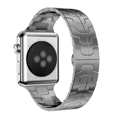 Bracelet de montre en acier inoxydable à boucle papillon xDfind, For Apple Watch 42 / 44 / 45 / 46 / 49mm, For Apple Watch 38 / 40 / 41 / S10 42mm