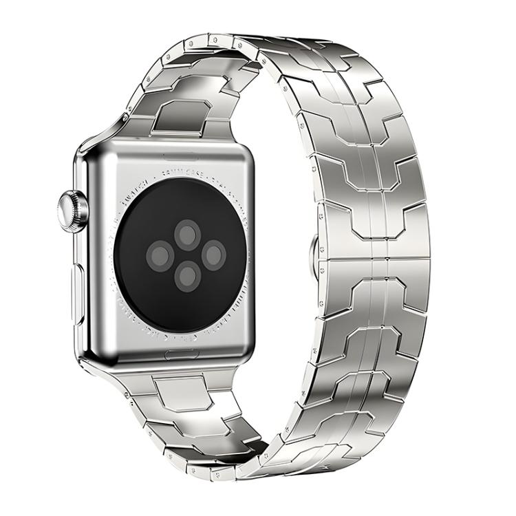 Bracelet de montre en acier inoxydable à boucle papillon xDfind, For Apple Watch 42 / 44 / 45 / 46 / 49mm, For Apple Watch 38 / 40 / 41 / S10 42mm