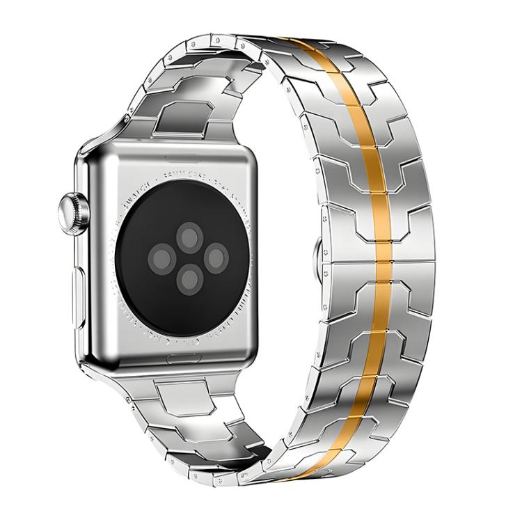 Bracelet de montre en acier inoxydable à boucle papillon xDfind, For Apple Watch 42 / 44 / 45 / 46 / 49mm, For Apple Watch 38 / 40 / 41 / S10 42mm