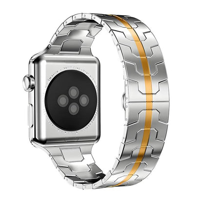 Bracelet de montre en acier inoxydable à boucle papillon xDfind, For Apple Watch 42 / 44 / 45 / 46 / 49mm, For Apple Watch 38 / 40 / 41 / S10 42mm