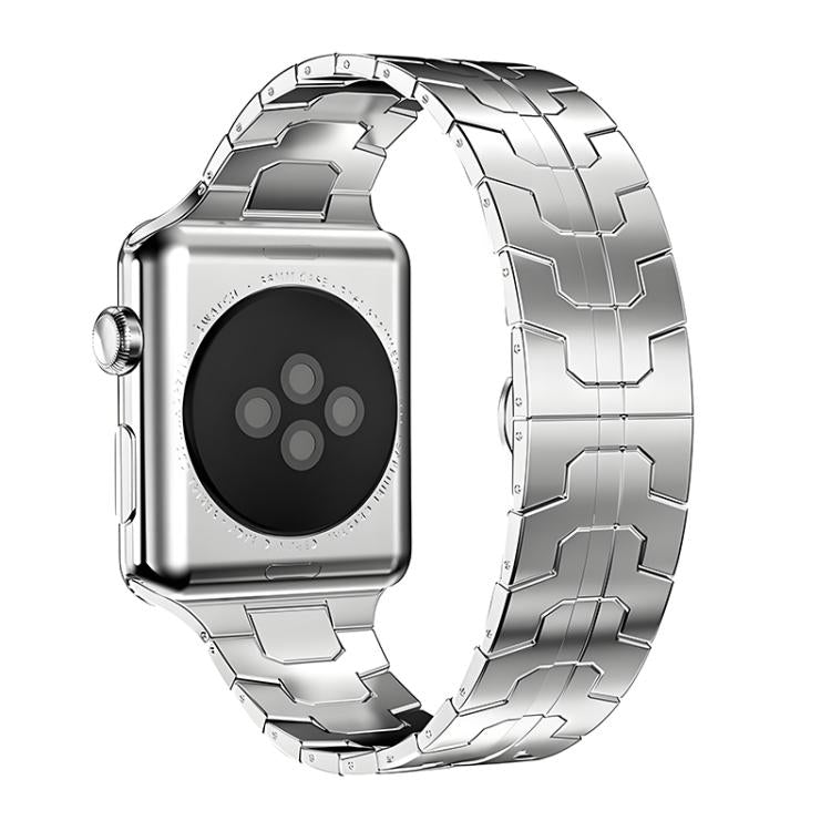Bracelet de montre en acier inoxydable à boucle papillon xDfind, For Apple Watch 42 / 44 / 45 / 46 / 49mm, For Apple Watch 38 / 40 / 41 / S10 42mm
