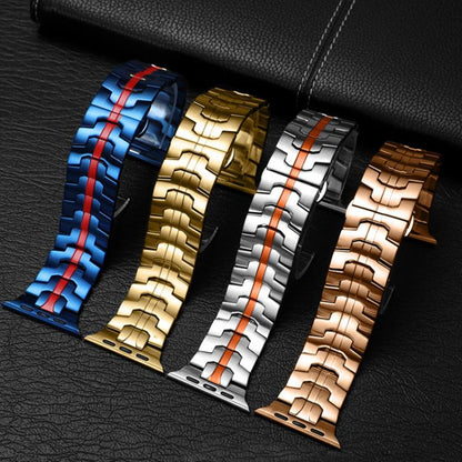 Bracelet de montre en acier inoxydable à boucle papillon xDfind, For Apple Watch 42 / 44 / 45 / 46 / 49mm, For Apple Watch 38 / 40 / 41 / S10 42mm