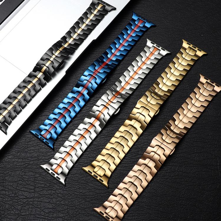 Bracelet de montre en acier inoxydable à boucle papillon xDfind, For Apple Watch 42 / 44 / 45 / 46 / 49mm, For Apple Watch 38 / 40 / 41 / S10 42mm
