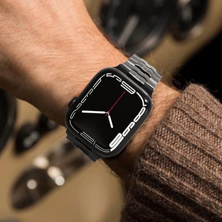 Bracelet de montre en acier inoxydable à boucle papillon xDfind, For Apple Watch 42 / 44 / 45 / 46 / 49mm, For Apple Watch 38 / 40 / 41 / S10 42mm