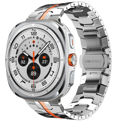 Bracelet de montre en acier inoxydable à boucle papillon xDfind, For Samsung Galaxy Watch Ultra / Ultra 2025, For Samsung Galaxy Watch8 / 8 Classic