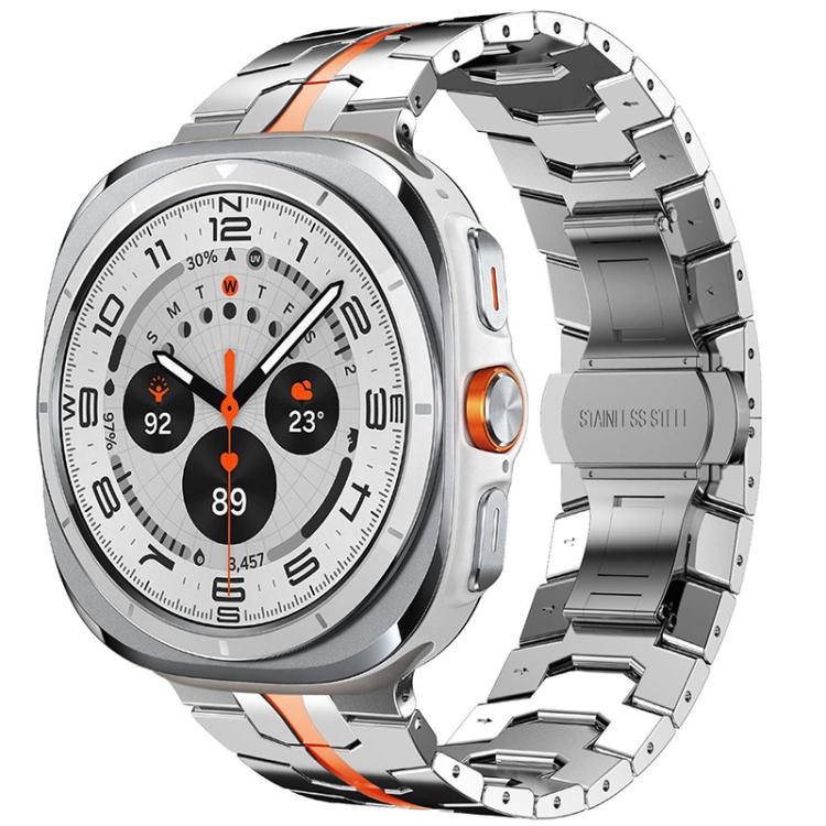 Bracelet de montre en acier inoxydable à boucle papillon xDfind, For Samsung Galaxy Watch Ultra / Ultra 2025, For Samsung Galaxy Watch8 / 8 Classic