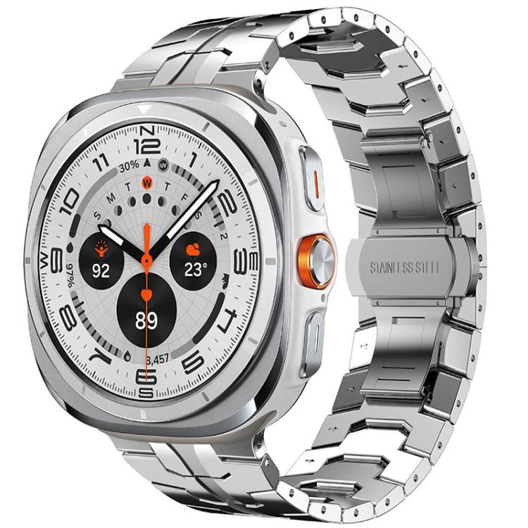 Bracelet de montre en acier inoxydable à boucle papillon xDfind, For Samsung Galaxy Watch Ultra / Ultra 2025, For Samsung Galaxy Watch8 / 8 Classic