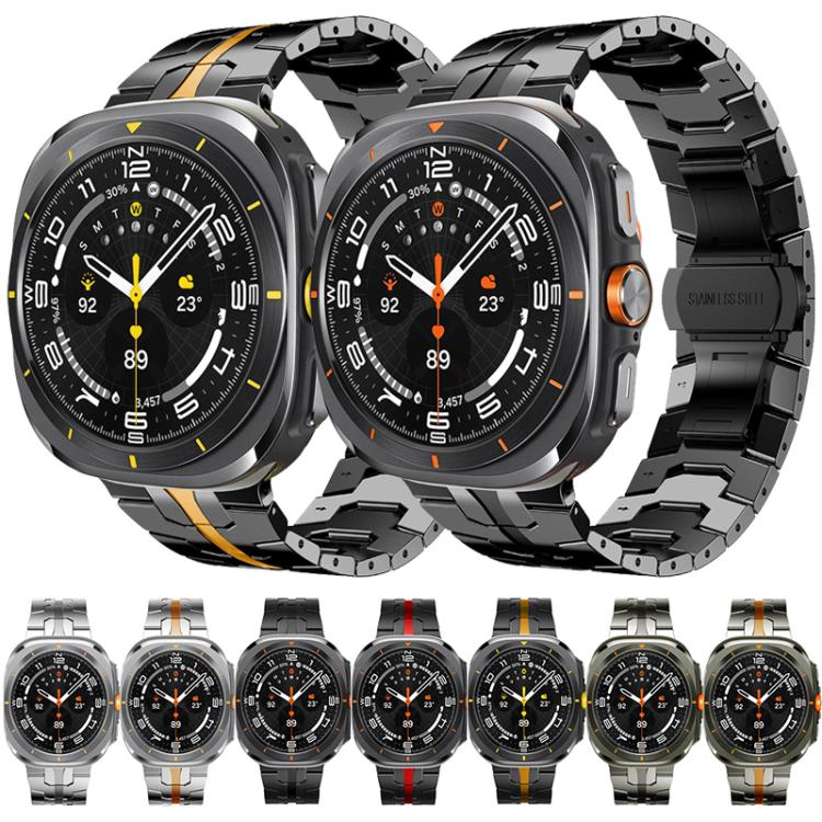 Bracelet de montre en acier inoxydable à boucle papillon xDfind, For Samsung Galaxy Watch Ultra / Ultra 2025, For Samsung Galaxy Watch8 / 8 Classic