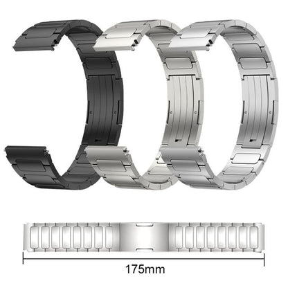 Bracelet de montre en acier inoxydable à boucle en forme de I xDfind, 22mm