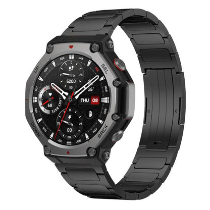 Bracelet de montre en acier inoxydable à boucle en forme de I xDfind, For Amazfit T-Rex 3
